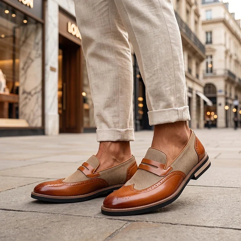 Mocasines Alessandro Brogue