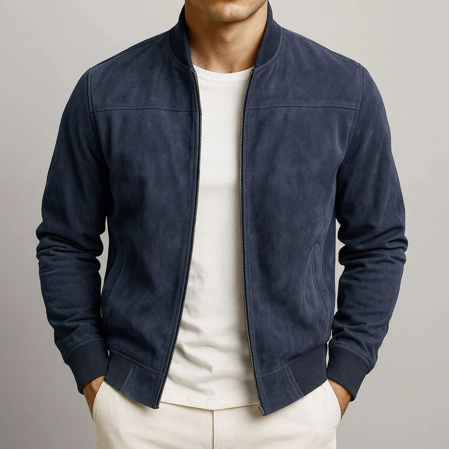 Riviera — Chaqueta Bomber de Ante