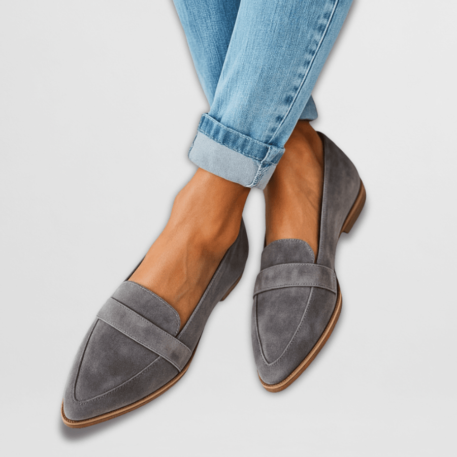 Helen | Pantuflas ortopédicas de gamuza suave