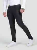 Lorenzo | Pantalones Elásticos Negro