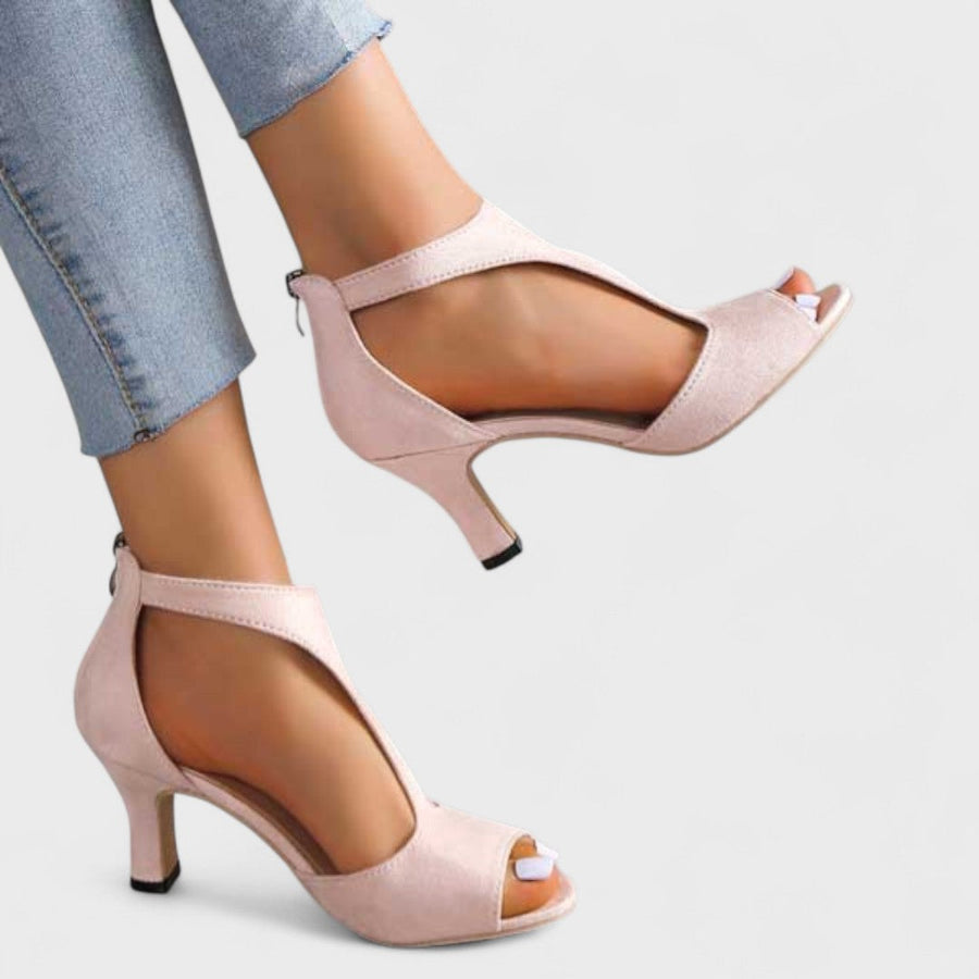 Zorine - Sandalias ortopédicas con tacón
