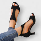 Zorine - Sandalias ortopédicas con tacón