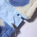 Dianne | Chaqueta reversible con estampado de corazones y diseño cómodo
