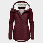 Anna | Chaqueta otoñal larga de felpa