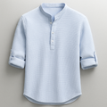 Camisa Henley Hudson - Azul